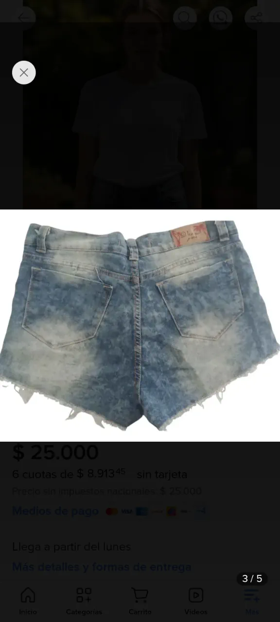 Short Versus jeans - imagen 2