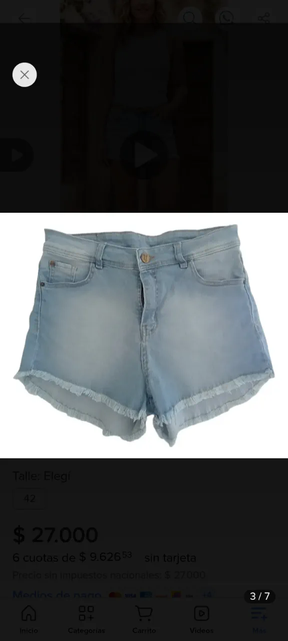 Short Versus jeans - imagen 5