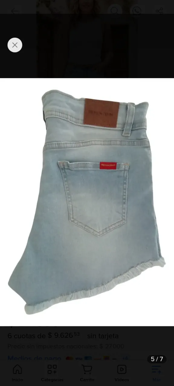 Short Versus jeans - imagen 6