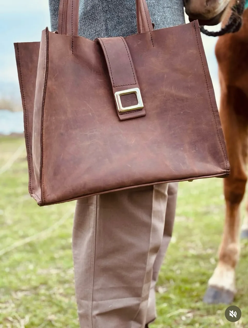 Cartera Cuero
