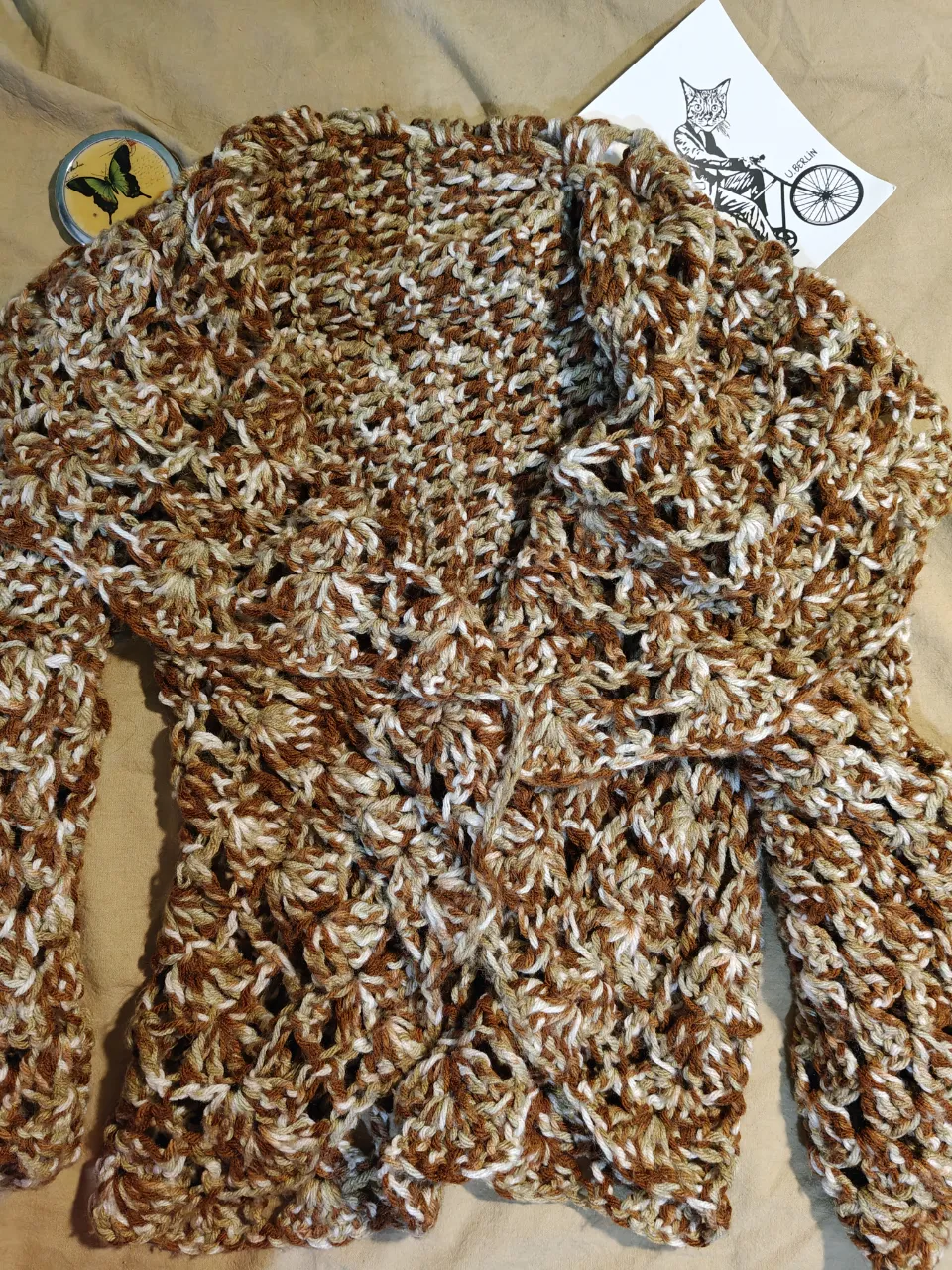 Cardigan Crochet - imagen 1