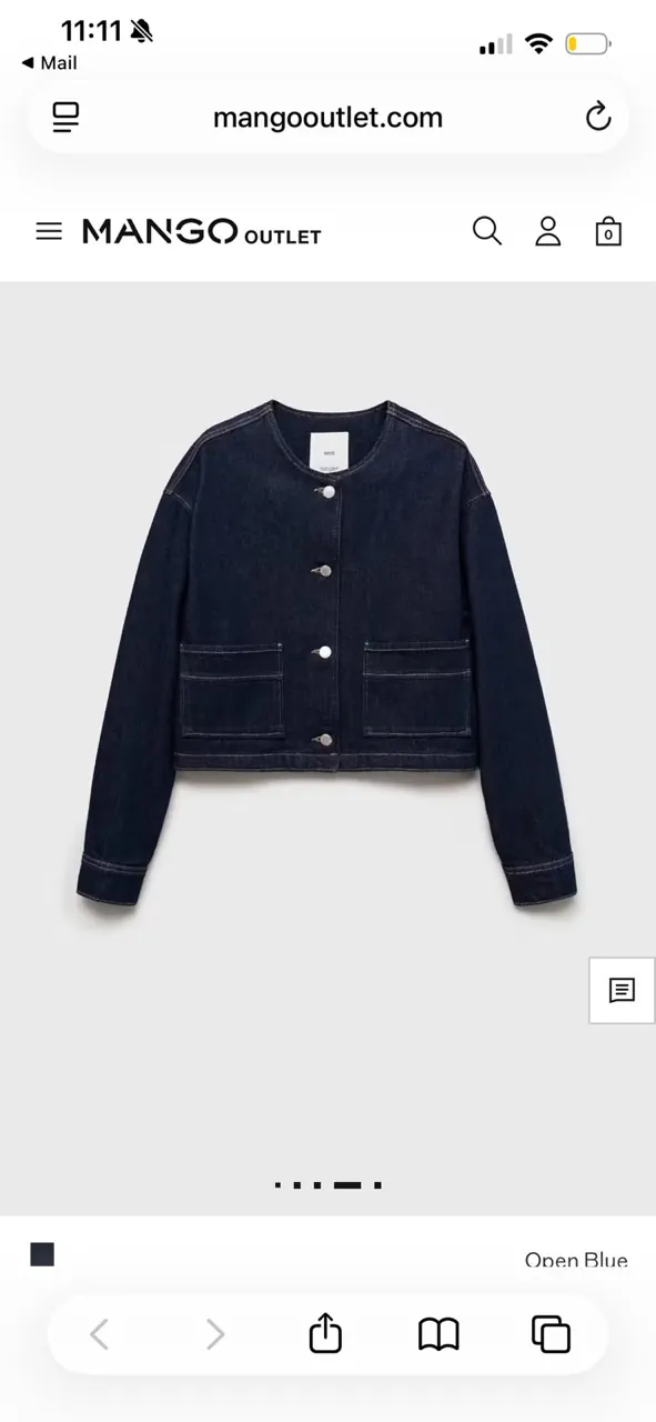 Campera Mango · Talle M