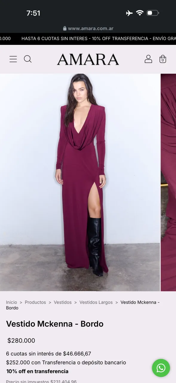 Vestido Amara - imagen 1