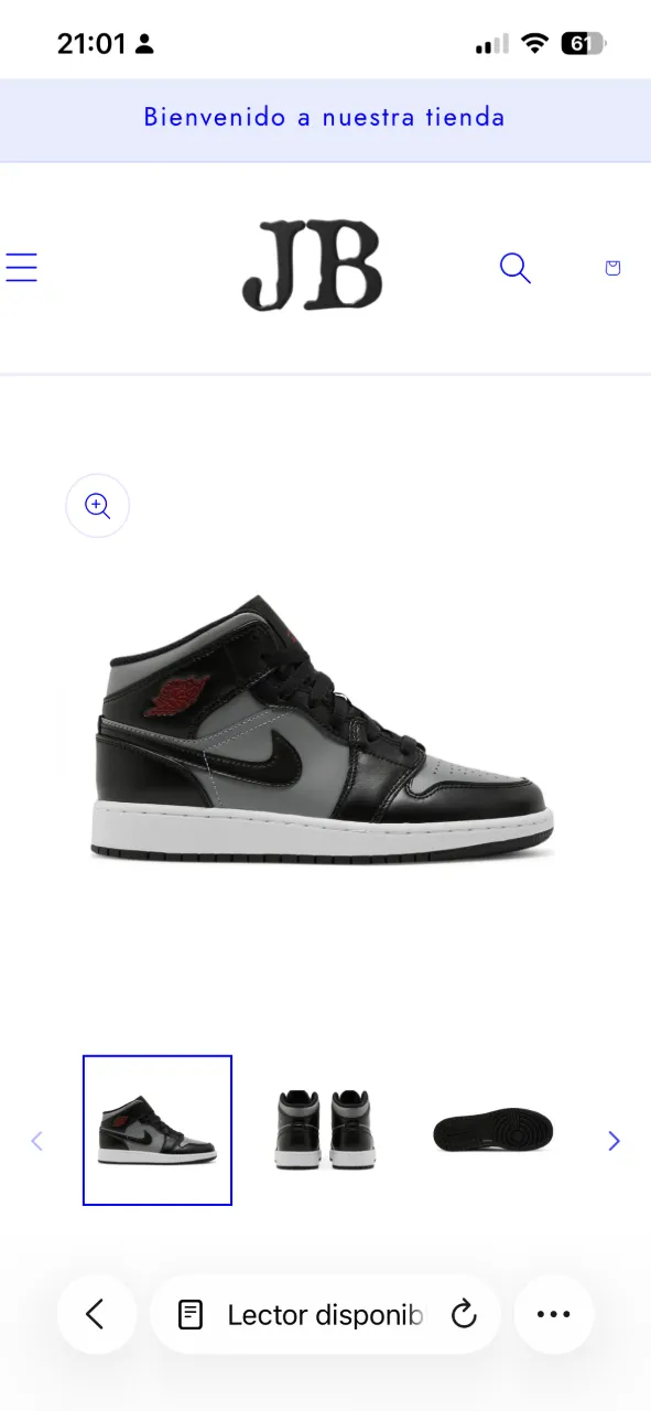 Jordan · Talle AR 38