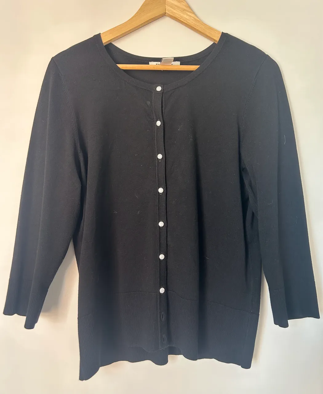 Cardigan White House Black Market · Talle XL