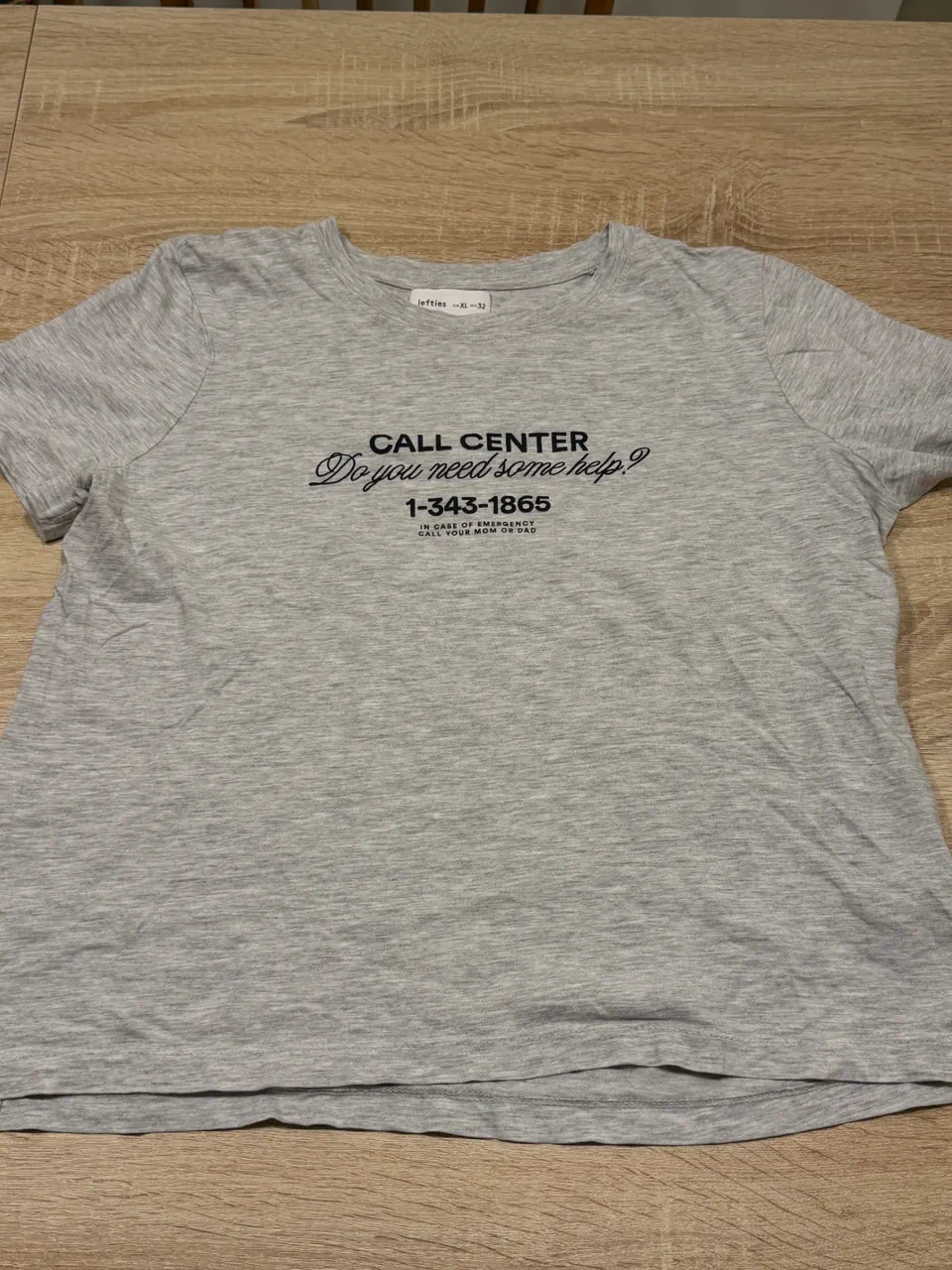Remera Lefties · Talle XL