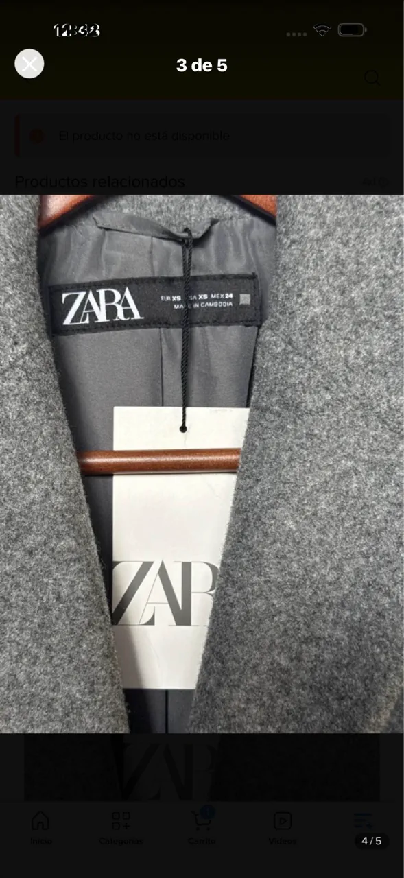 Tapado Zara - imagen 3