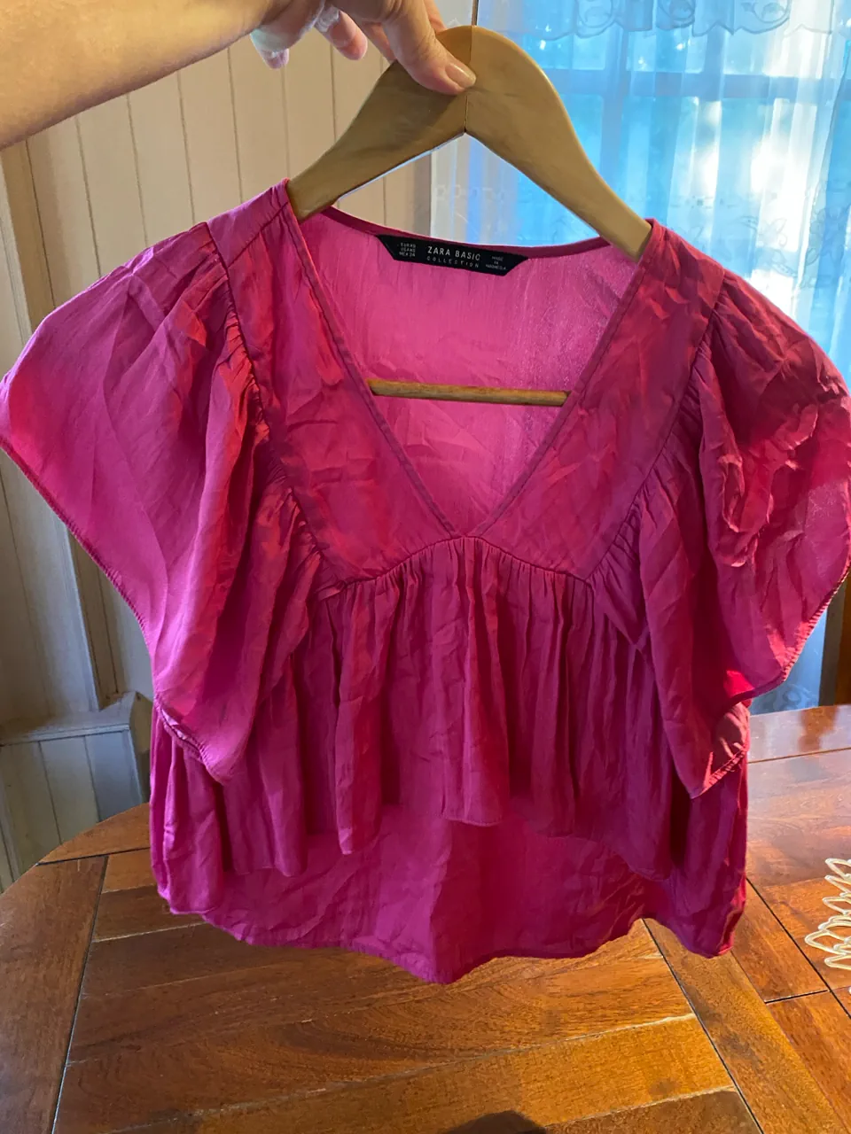Blusa Zara Basic · Talle M