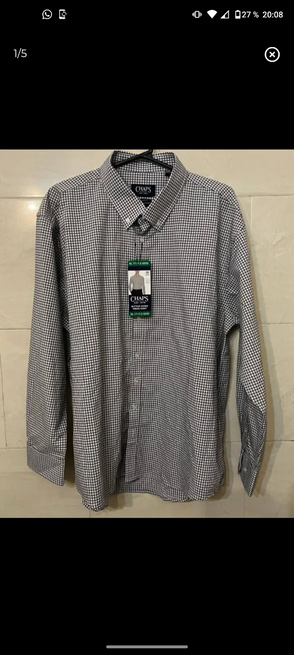 Camisa CHAPS · Talle XL
