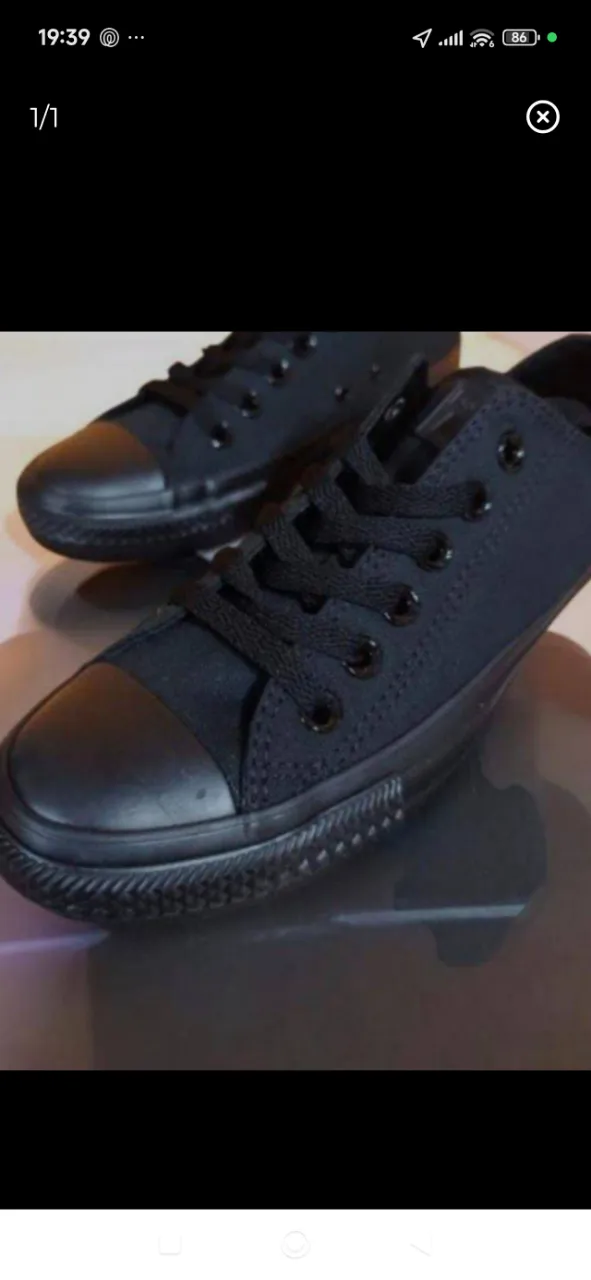 Zapatillas Converse all star · Talle AR 39