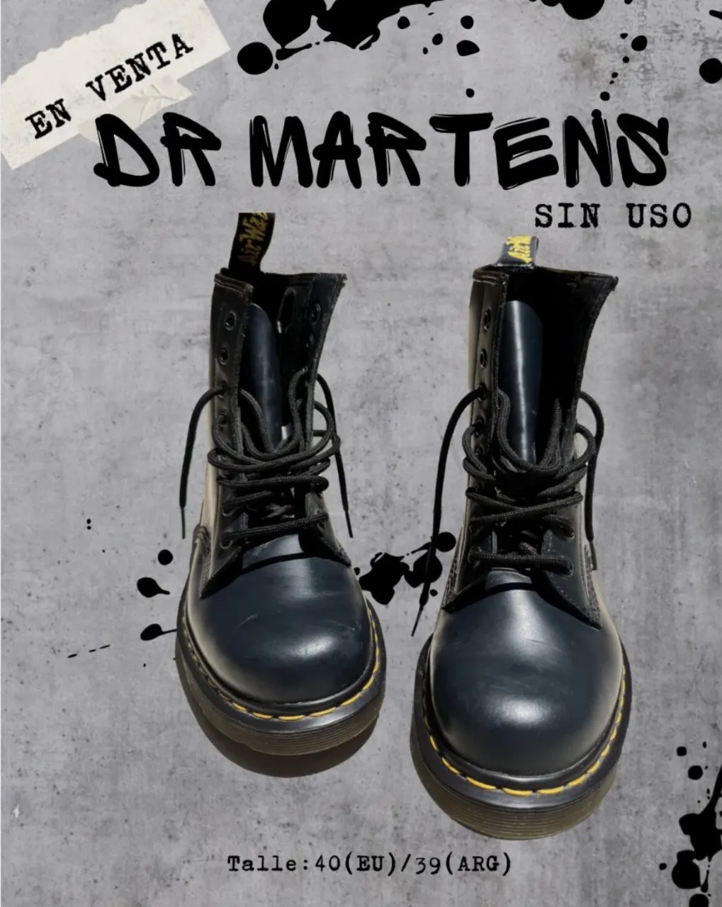 Dr. Martens · Talle AR 39