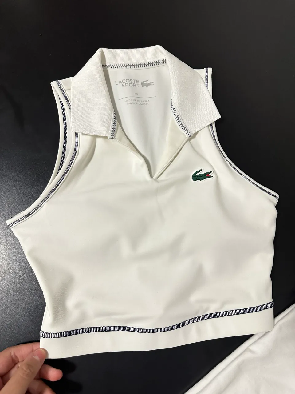 Musculosa Lacoste · Talle XS