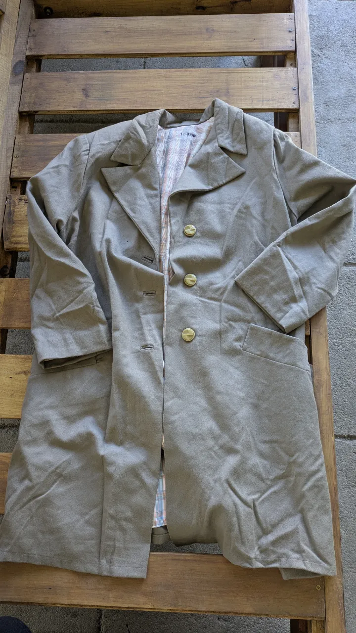 Tapado Feria vintage · Talle L