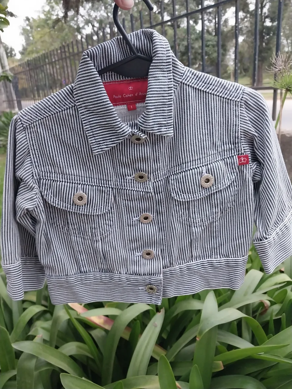 Campera de jean Paula Cahen D'Anvers · Talle 18–24 meses / 86 cm