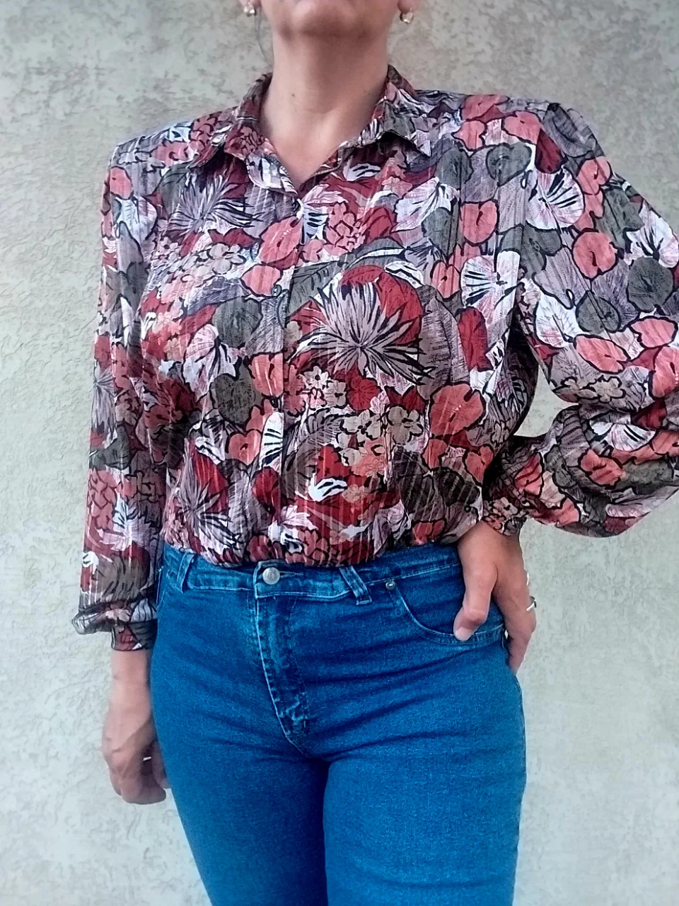 Blusa Vintage · Talle L