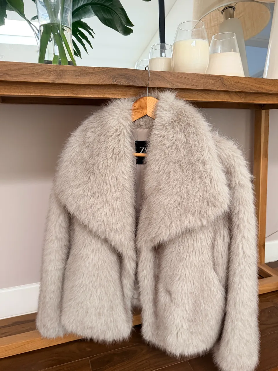 Tapado Zara · Talle S