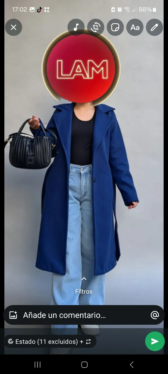 Tapado Blusa sin marca - imagen 3