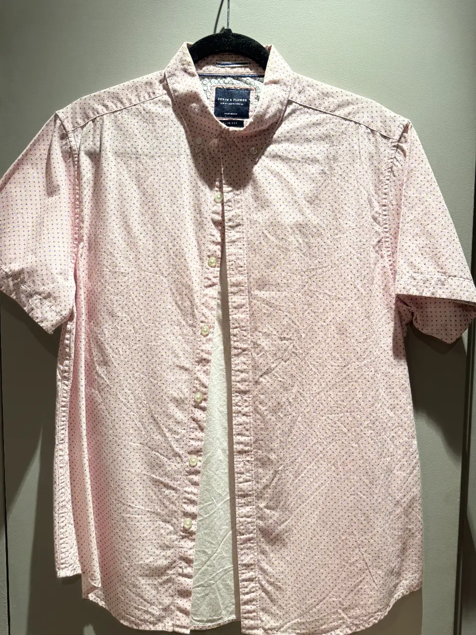 Camisa Denim & flowers · Talle M