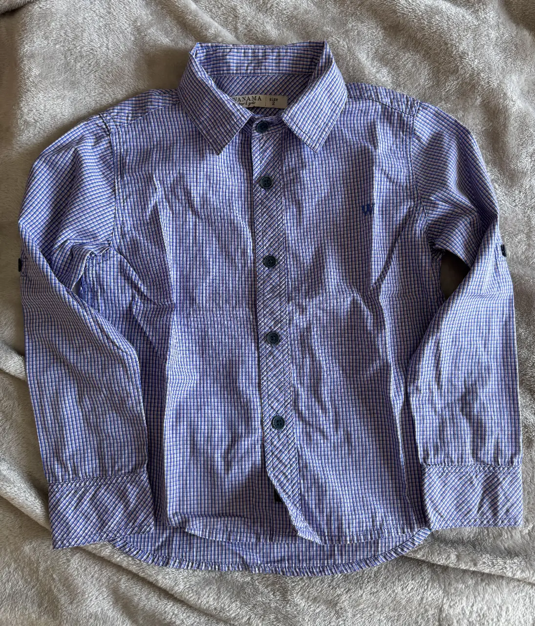 Camisa manga larga Wanama · Talle 24–36 meses / 92 cm