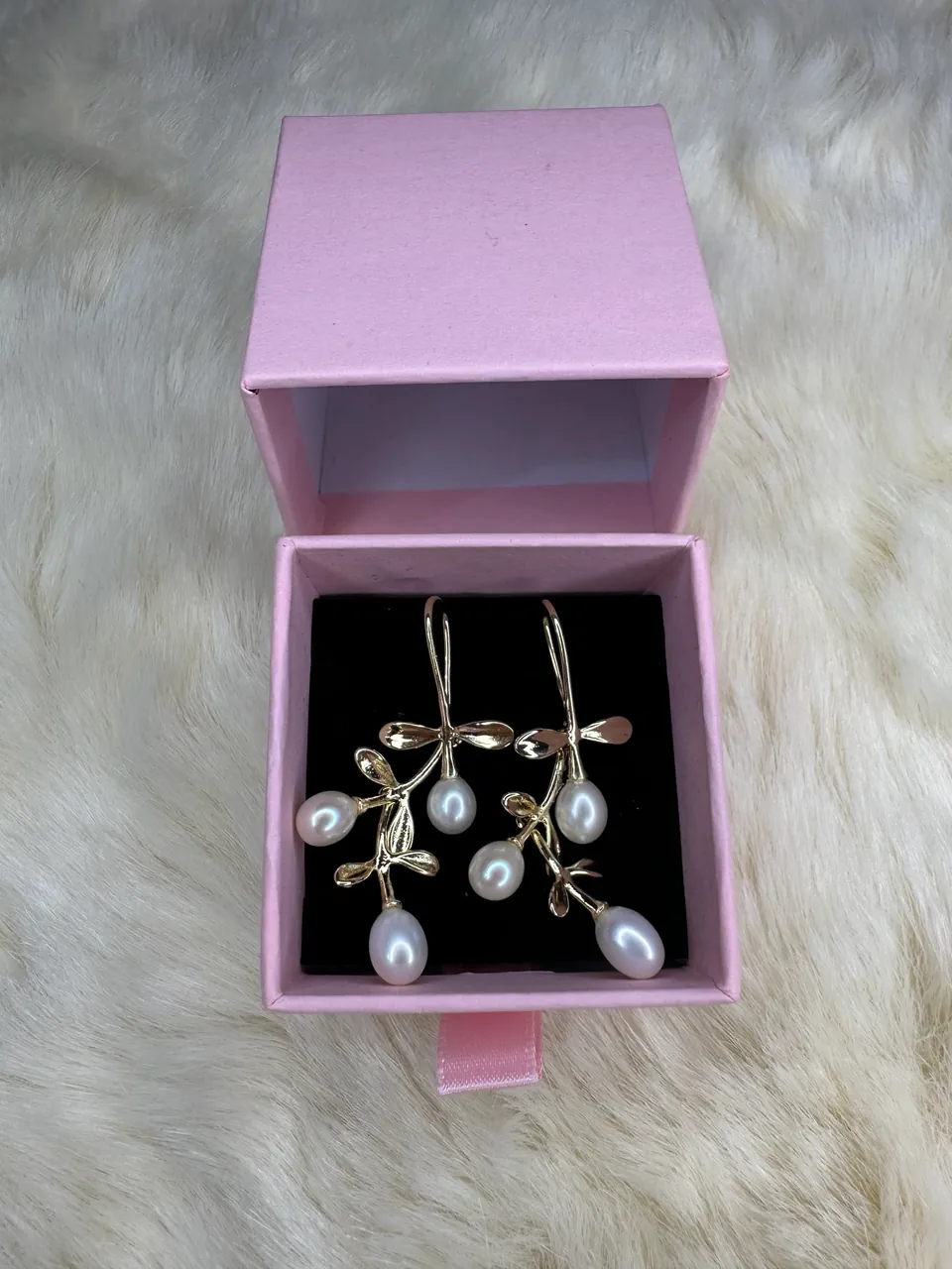 Aros Perlas naturales