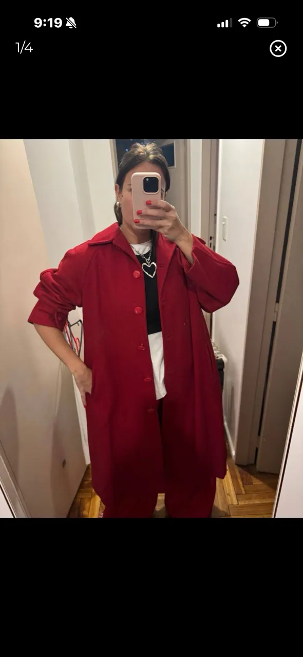 Tapado Vintage · Talle XL