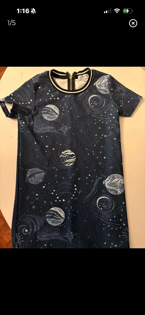 Vestido corto Kosiuko · Talle 10 años / 140 cm