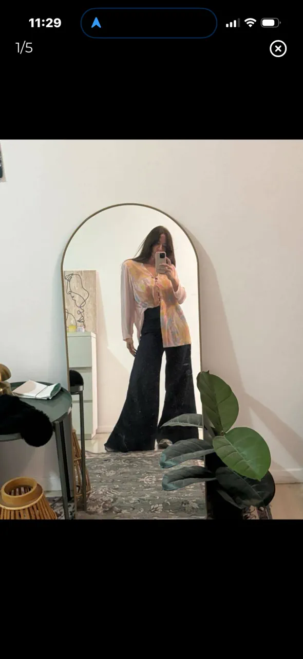 Blusa Vintage · Talle XL