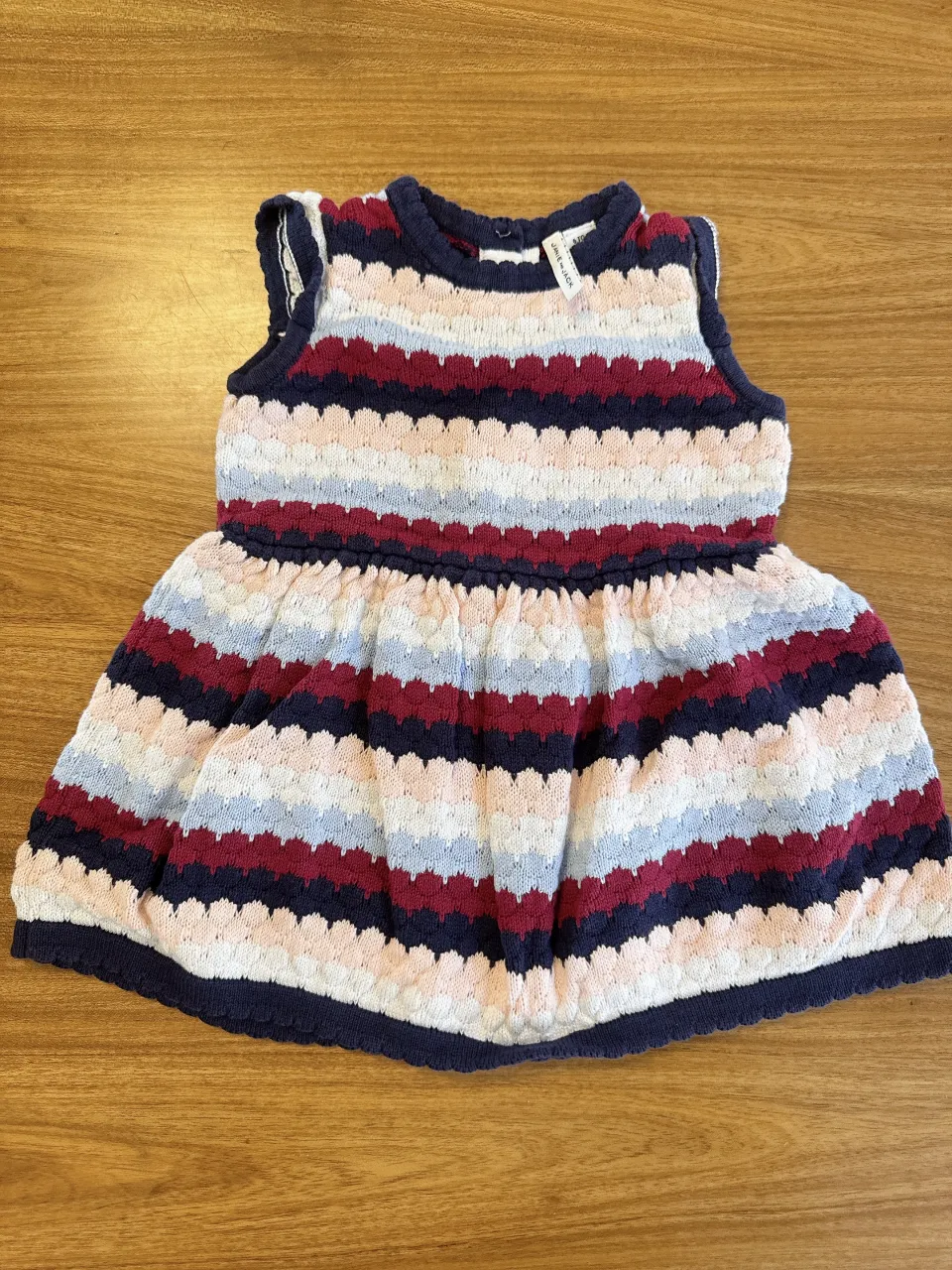 Vestido corto Janie and Jack · Talle 6-9 meses / 68 cm