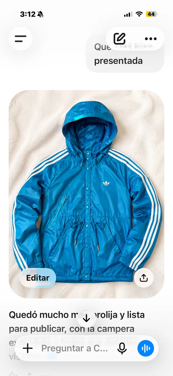 Buzo adidas · Talle M