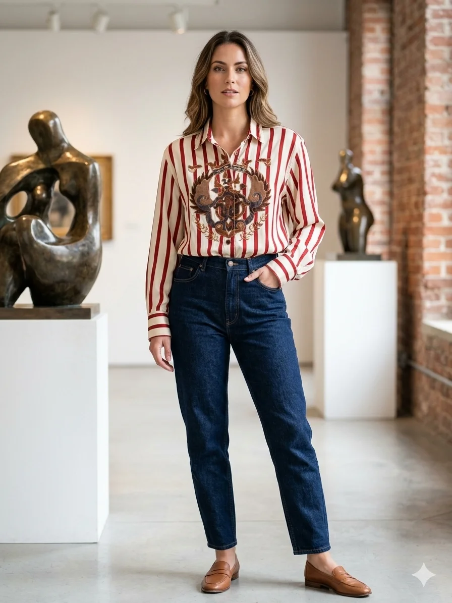 Camisa Adriana Costantini · Talle XL