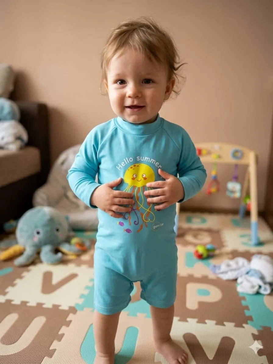 Traje de baño Gamise · Talle 12–18 meses / 80 cm