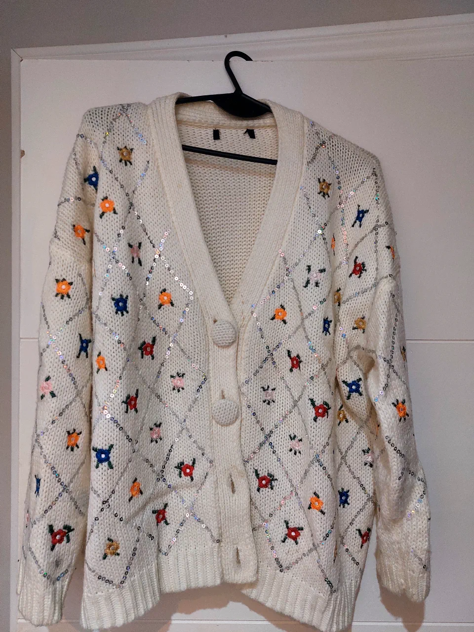 Cardigan motivi · Talle único