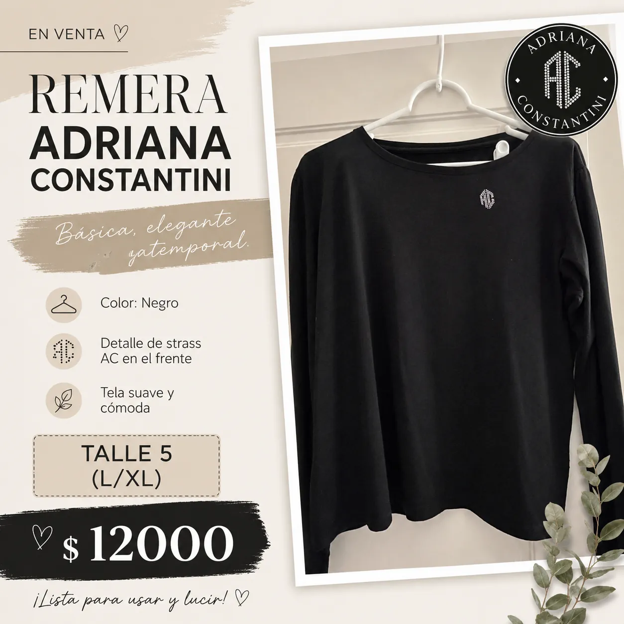 Remera Adriana Costantini - imagen 1