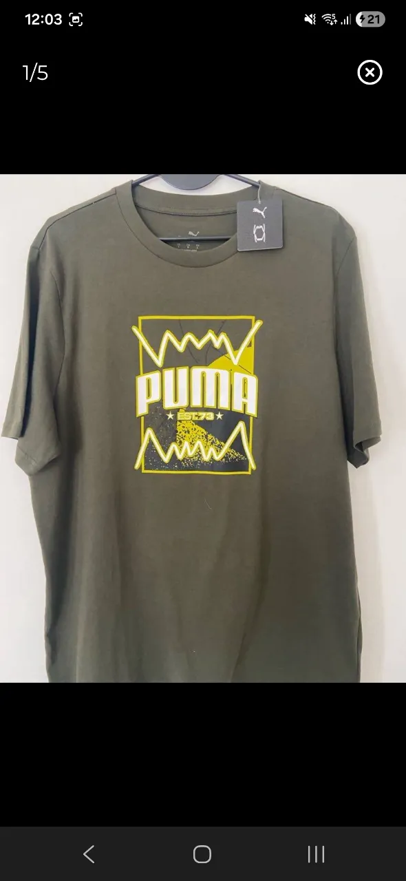 Remera Puma · Talle L