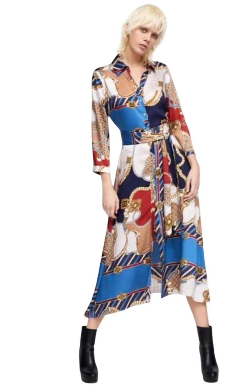 Vestido Zara Woman · Talle XS