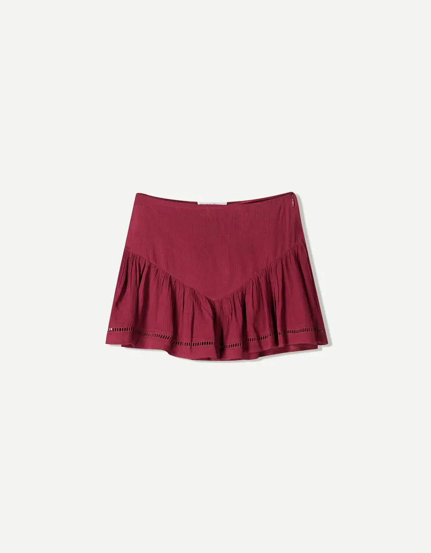 Minifalda Bershka · Talle EU 40