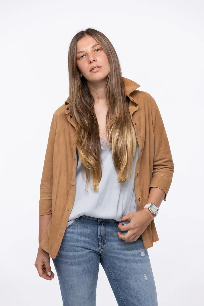 Camisa Cosima leather · Talle L