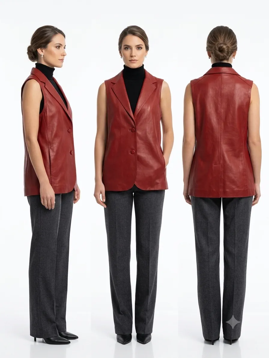 Chaleco Cosima leather - imagen 2