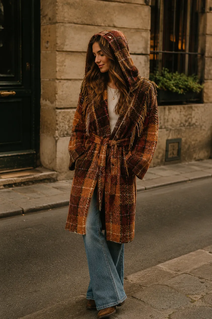 Cardigan Fondado · Talle M