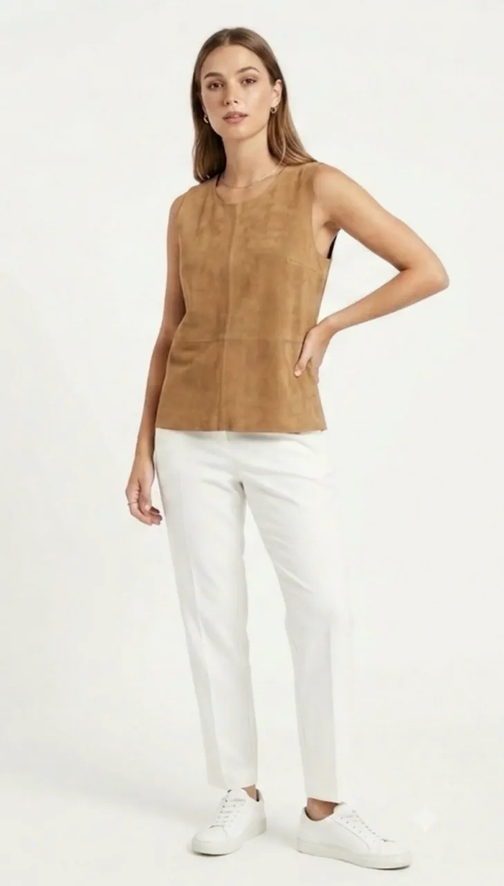 Musculosa Cosima leather · Talle L