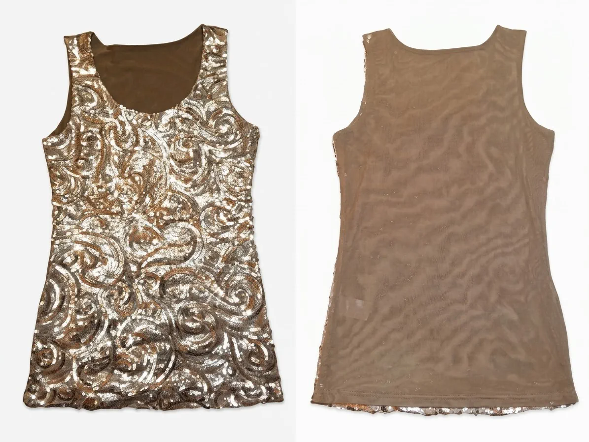 Musculosa Lentejuelas - imagen 1