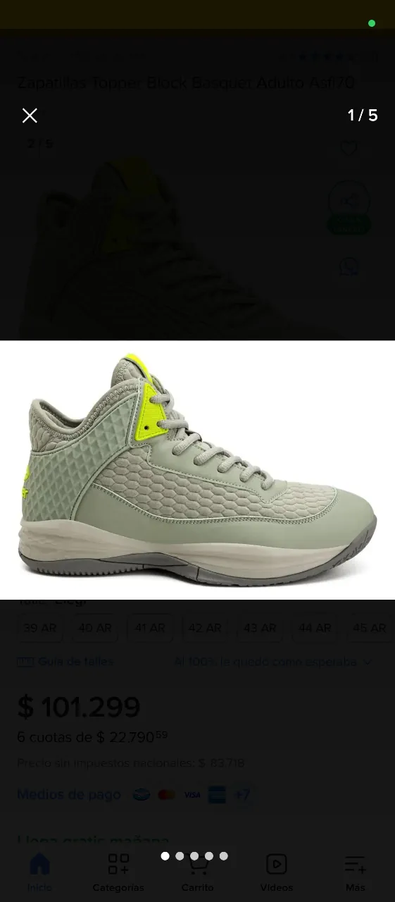 Zapatillas Topper - imagen 1
