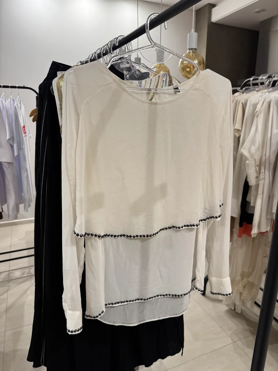 Blusa Alta costura · Talle L