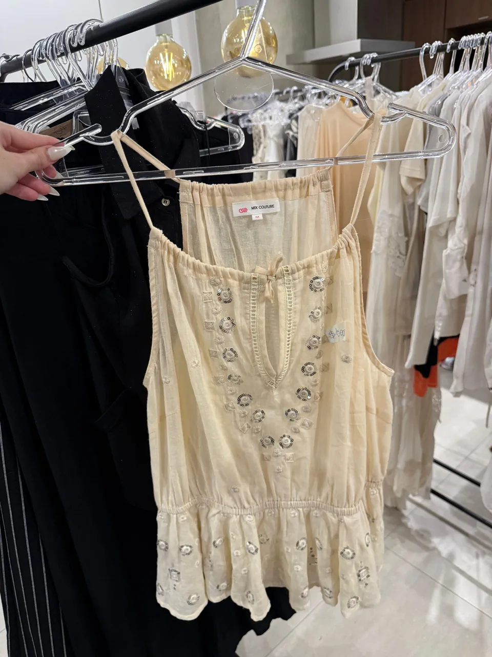 Musculosa Mix couture · Talle M