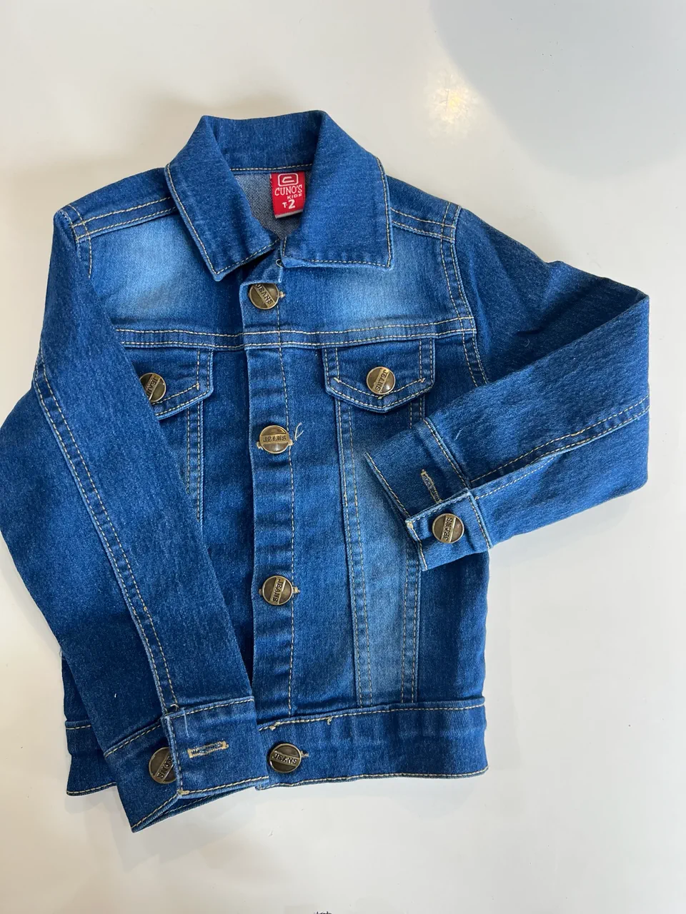 Campera de jean Cunos · Talle 24–36 meses / 92 cm