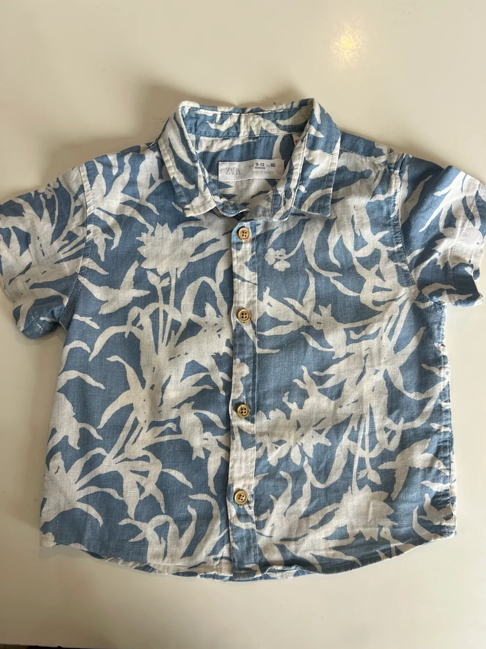Camisa Zara · Talle 9-12 meses