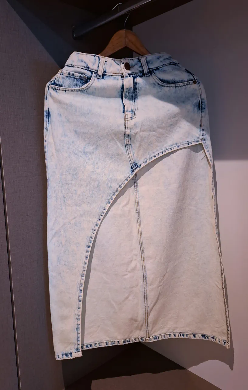 Pollera Osaina denim · Talle M