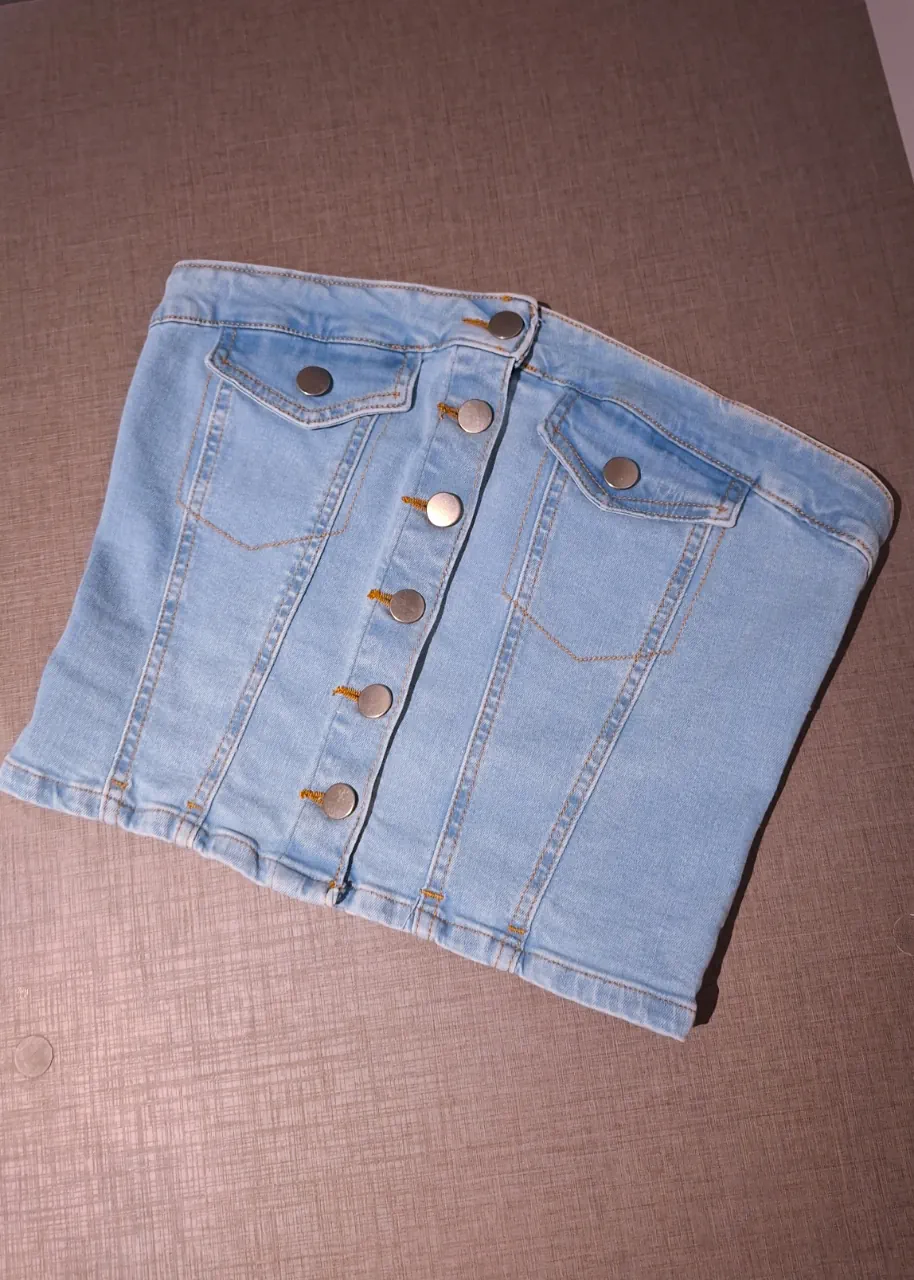 Top Blue denim - imagen 1