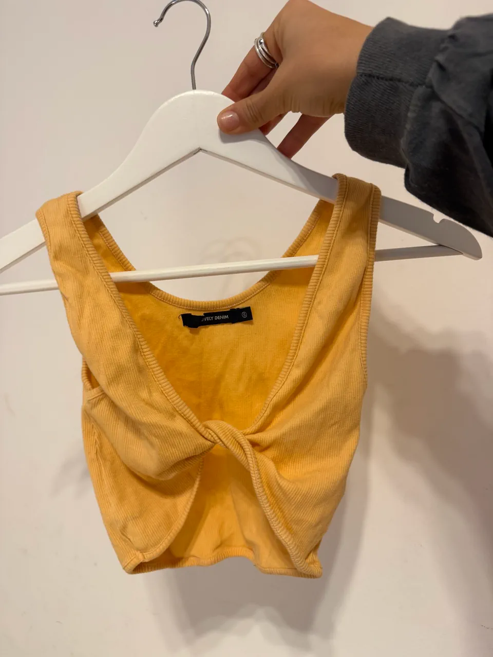 Musculosa Lovely Denim · Talle S