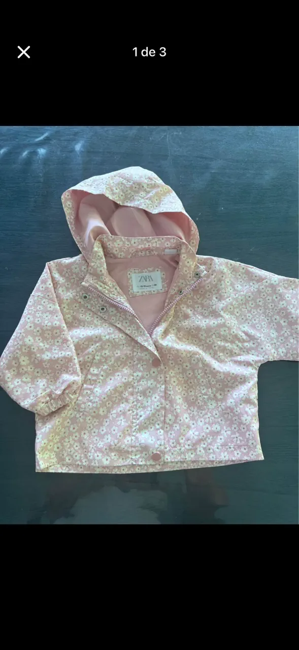 Rompeviento Zara · Talle 12–18 meses / 80 cm